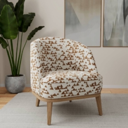 D4117 Sahara fabric upholstered on furniture scene