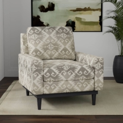 D4121 Pewter fabric upholstered on furniture scene
