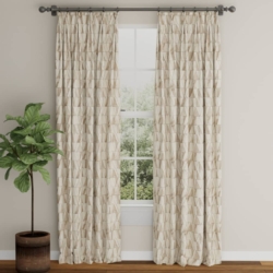 D4122 Desert drapery fabric on window treatments