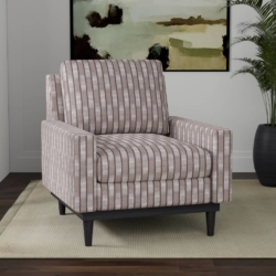D4125 Greystone fabric upholstered on furniture scene