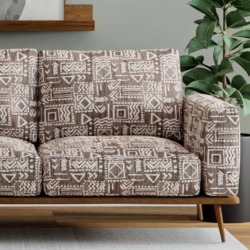 D4131 Cedar fabric upholstered on furniture scene