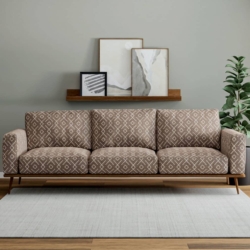 D4134 Toast fabric upholstered on furniture scene