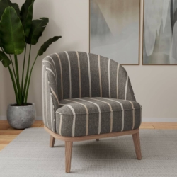 D4135 Graphite fabric upholstered on furniture scene