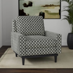 D4143 Tuxedo fabric upholstered on furniture scene