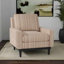 D4145 Chili fabric upholstered on furniture scene