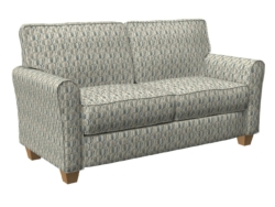 D820 Carlsbad/Sky fabric upholstered on furniture scene