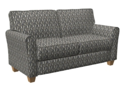 D823 Carlsbad/Storm fabric upholstered on furniture scene