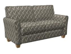 D829 Niagara/Mineral fabric upholstered on furniture scene