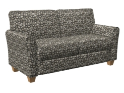 D864 Zion/Storm fabric upholstered on furniture scene
