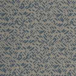 D911 Rice/Cobalt upholstery fabric by the yard full size image