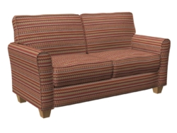 D921 Rope/Spice fabric upholstered on furniture scene