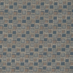 D927 Squares/Sapphire upholstery fabric by the yard full size image