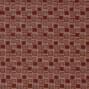 D928 Squares/Spice upholstery fabric by the yard full size image