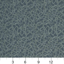 Image of D929 Squiggles/Aegean showing scale of fabric
