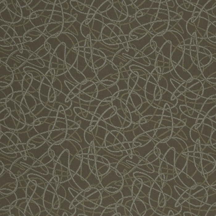 D931 Squiggles/Chocolate upholstery fabric by the yard full size image