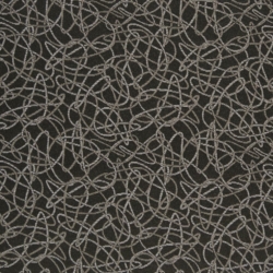 D932 Squiggles/Coal upholstery fabric by the yard full size image