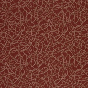 D936 Squiggles/Spice upholstery fabric by the yard full size image