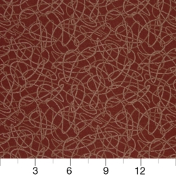 Image of D936 Squiggles/Spice showing scale of fabric