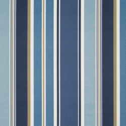 D940 Chambray Stripe Outdoor upholstery and drapery fabric by the yard full size image