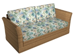 D951 Oasis fabric upholstered on furniture scene