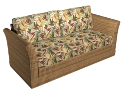D952 Bamboo fabric upholstered on furniture scene