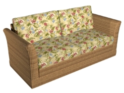 D957 Granada fabric upholstered on furniture scene