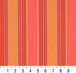 Image of D979 Coral Stripe showing scale of fabric