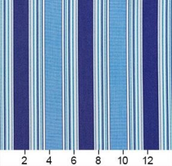 Image of D981 Ocean Stripe showing scale of fabric
