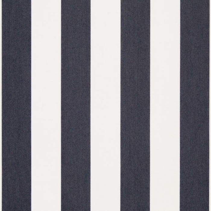 D982 Navy Stripe Outdoor upholstery and drapery fabric by the yard full size image