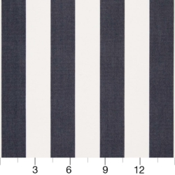Image of D982 Navy Stripe showing scale of fabric