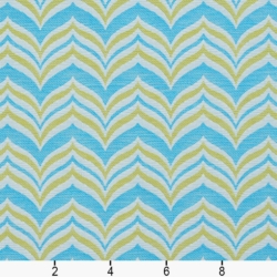 Image of D994 Lagoon Wave showing scale of fabric