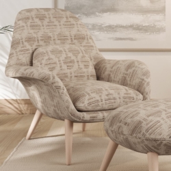 F300-129 fabric upholstered on furniture scene