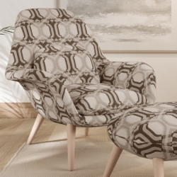 F300-131 fabric upholstered on furniture scene