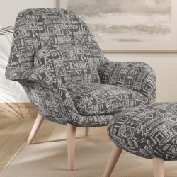 F300-133 fabric upholstered on furniture scene