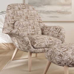 F300-134 fabric upholstered on furniture scene