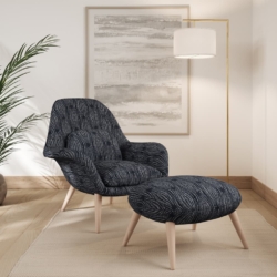 F300-158 fabric upholstered on furniture scene