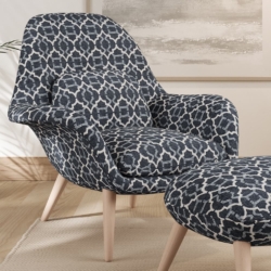 F300-178 fabric upholstered on furniture scene