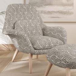 F300-186 fabric upholstered on furniture scene