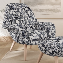 F300-197 fabric upholstered on furniture scene