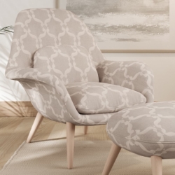 F300-206 fabric upholstered on furniture scene