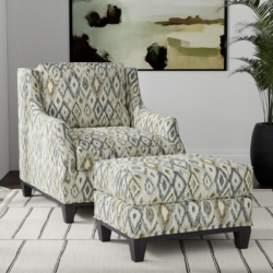 F300-231 fabric upholstered on furniture scene