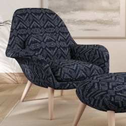 F400-112 fabric upholstered on furniture scene