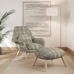 F400-114 fabric upholstered on furniture scene