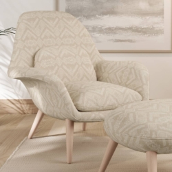 F400-115 fabric upholstered on furniture scene