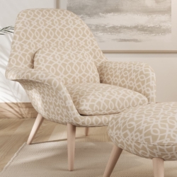 F400-118 fabric upholstered on furniture scene