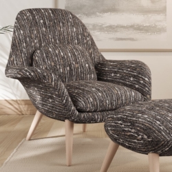 F400-123 fabric upholstered on furniture scene