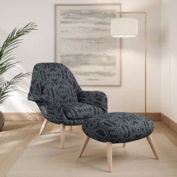 F400-127 fabric upholstered on furniture scene