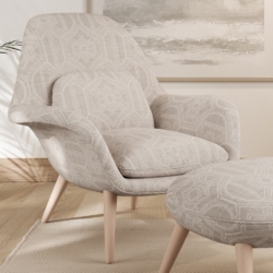 F400-129 fabric upholstered on furniture scene