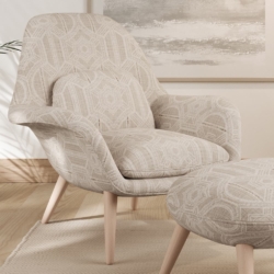F400-131 fabric upholstered on furniture scene