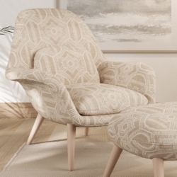 F400-132 fabric upholstered on furniture scene